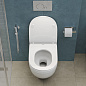 Унитаз подвесной безободковый с сиденьем и смывом ТОРНАДО BelBagno СЕНСОР (SENSO-TOR) BB017CH-TOR/SC