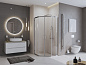 Душевой уголок BelBagno UNO-195-P-2-100-C-Cr