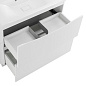 Тумба с раковиной напольная BelBagno MARINO 90 Bianco Lucido, раковина белая, MARINO-900-2C-PIA-BL-P/BB900/450-LV-MR-AST
