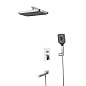 Душевой комплект встраиваемый с изливом BelBagno DUE-VDSET-CRM