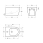Биде подвесное BelBagno МАРИНА (MARINO) BB105BH
