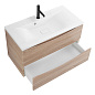 Тумба с раковиной подвесная BelBagno Marino 1000 , Rovere Bianco, 1000x445x500, MARINO-1000-2C-SO-WO-P/BB1000/445-LV-MR-PR