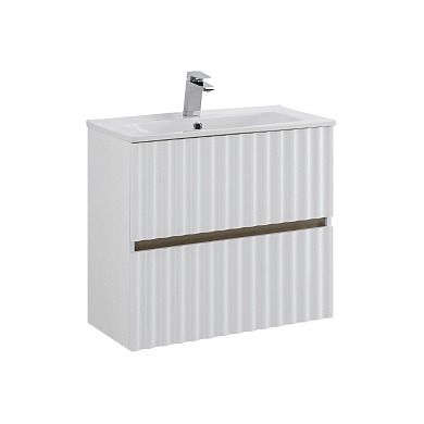 ELEGANT База под раковину подвесная с двумя выкатными ящиками, 60 см AM-ELEGANT-600-2C-SO-BM-LED белый матовый
