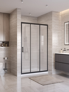 Душевая дверь BelBagno UNO-195-BF-3-120-P-NERO