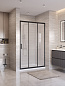 Душевая дверь BelBagno UNO-195-BF-3-120-P-NERO
