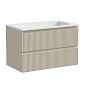 Snob R База под раковину подвесная с двумя выкатными ящиками, 790х445х500 Beige Soft SNR80CE