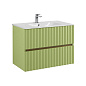 ELEGANT База под раковину подвесная с двумя выкатными ящиками, 80 см AM-ELEGANT-800-2C-SO-MN-P мята