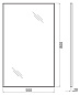 Зеркало BelBagno SPC-AL-500-800
