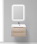 Тумба с раковиной подвесная BelBagno Marino 700 Rovere Grigio, 700x450x500, MARINO-700-2C-SO-RG-P/BB700/450-LV-MR-AST