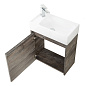 Тумба с раковиной подвесная Belbagno KRAFT MINI 500, Pino Pasadena, 494х256х500, KRAFT MINI-500/260-1A-SO-PP-L/7045-KL
