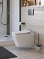 Унитаз подвесной безободковый с сиденьем и смывом ТОРНАДО BelBagno СТРУКТУРА (KRAFT-TOR) BB7106CH-TOR/SC