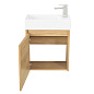 Тумба с раковиной подвесная Belbagno KRAFT MINI 500, Rovere Nebrasca Nature, 494х256х500, KRAFT MINI-500/260-1A-SO-RNN-L/7045-KL