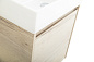 Тумба с раковиной подвесная Belbagno KRAFT MINI 500, Rovere Galifax Bianco, 494х256х500, KRAFT MINI-500/260-1A-SO-RGB-R/7045-KL
