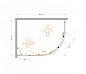 Душевой уголок CEZARES MOLVENO-RH-1-120/90-C-BORO-IV