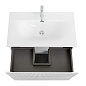 Тумба с раковиной подвесная BelBagno UNO-800-2C-SO-BO Bianco Opaco, раковина белая BB-8099-80