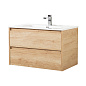 Тумба с раковиной подвесная Belbagno KRAFT 900, Rovere Nebrasca Nature, 910х460х515, KRAFT-900-2C-SO-RNN/BB900ETL