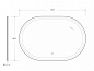 Зеркало с подсветкой и подогревом CEZARES CZR-SPC-GIUBILEO-1200-800-TCH-WARM