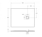 Поддон из искусственного мрамора BelBagno TRAY-MR-UNO-AH-100/80-35-W-BO