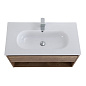 Тумба с раковиной подвесная Belbagno KRAFT 800, Rovere Tabacco, 800x460x500, KRAFT-800-1C-SO-RT/LOV-800-LVB