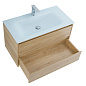 Тумба с раковиной подвесная Belbagno KRAFT 900, Rovere Nebrasca Nature, 910х460х515, KRAFT-900-2C-SO-RNN/BB910/465-LV-VTR-BO