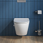 Унитаз подвесной с сиденьем, функцией биде и смесителем BelBagno ФОРМАТ (UNO)BB3105CHR-BS/SC