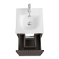 Тумба с раковиной подвесная BelBagno UNO-MINI-400-2C-SO-СO Бежевый матовый, раковина белая BB-8099-3-40