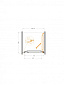 Душевая дверь в нишу CEZARES LUX-B-FS-1-70-C-CR