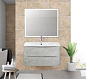 ACQUA База под раковину подвесная с двумя выкатными ящиками, Cemento Verona Grigio, 1000x450x500, ACQUA-1000-2C-SO-CVG