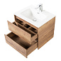 Тумба с раковиной подвесная Belbagno KRAFT 600, Rovere Tabacco, 610х460х515, KRAFT-600-2C-SO-RT/BB600ETL