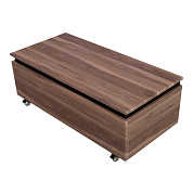 SLIDER Тумба нижняя с одним выкатным ящиком, Орех дымчатый 800x480x315, SLIDER-800-1C-PI-NA-P