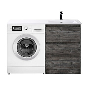 Тумба с раковиной напольная, правая,  BelBagno KRAFT-LVD-580/1200-2C-PIA-PP Pino Pasadena