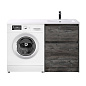 Тумба с раковиной напольная, правая,  BelBagno KRAFT-LVD-580/1200-2C-PIA-PP Pino Pasadena