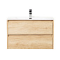 Тумба с раковиной подвесная Belbagno KRAFT 900, Rovere Nebrasca Nature, 910х460х515, KRAFT-900-2C-SO-RNN/BB900ETL