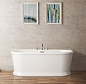 Ванна акриловая пристенная Belbagno BB408-1500-800