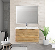 ACQUA База под раковину подвесная с двумя выкатными ящиками, Rovere Rustico, 900x450x500, ACQUA-900-2C-SO-RR