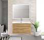 ACQUA База под раковину подвесная с двумя выкатными ящиками, Rovere Rustico, 1000x450x500, ACQUA-1000-2C-SO-RR
