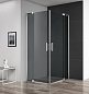 Душевой уголок CEZARES SLIDER-AH-2-80/90-100/110-GRIGIO-Cr