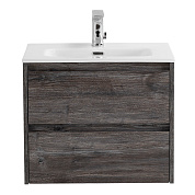 Тумба с раковиной подвесная Belbagno KRAFT 39-500, Pino Pasadena, 510х390х515, KRAFT 39-500/390-2C-SO-PP/BB500/390ETL