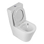Унитаз-компакт безободковый с сиденьем и смывом ТОРНАДО BelBagno ПРИТЯЖЕНИЕ (FLAY-R) BB2149CP-TOR/SC+BB2149T