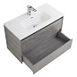 Тумба с раковиной подвесная Belbagno KRAFT 39-800, Cemento Grigio, 810х390х515, KRAFT 39-800/390-2C-SO-CG/BB800/390ETL
