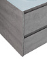 Тумба с раковиной подвесная Belbagno KRAFT 1000, Cemento Grigio, 1010х460х515, KRAFT-1000-2C-SO-CG/BB1010/465-LV-VTR-BL