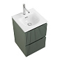 Тумба с раковиной подвесная BelBagno UNO-MINI-400-2C-SO-VO Еловый матовый, раковина белая BB-8099-3-40