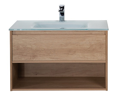 Тумба с раковиной подвесная Belbagno KRAFT 1000, Rovere Nebrasca Nature, 1000x460x500, KRAFT-1000-1C-SO-RNN/BB1010/465-LV-VTR-BO