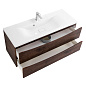 Тумба с раковиной подвесная BelBagno Marino 1200, Rovere Moro, 1200x450x500, MARINO-1200-2C-SO-RW-P/BB1200/450-LV-MR-PR