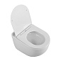 Унитаз подвесной безободковый с сиденьем и смывом ТОРНАДО BelBagno СЕНСОР (SENSO-TOR) BB017CH-TOR/SC