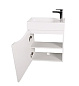 LIBERTY База под раковину подвесная с одной распашной дверцей, Bianco Lucido, 500x220x500, Liberty-500-1D-SO-BL-L