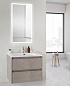 Тумба с керамической раковиной для ванной комнаты BelBagno Kraft 39 60 см Pietra Grigio