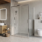 Душевой уголок BelBagno LUCE-AH-1-130/100-C-Cr