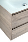 Тумба с раковиной подвесная Belbagno KRAFT 1000, Rovere Galifax Bianco, 1010х460х515, KRAFT-1000-2C-SO-RGB/BB1010/465-LV-VTR-BO