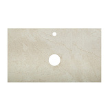 Столешница из керамогранита под накладную раковину Belbagno 800x460 Marmo Crema Opaco KEP-80-MCO